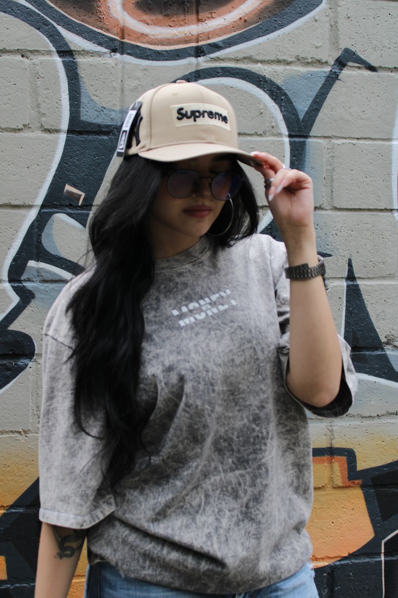 Camiseta gris mineral wash Money NTR - L, foto 5 de 5