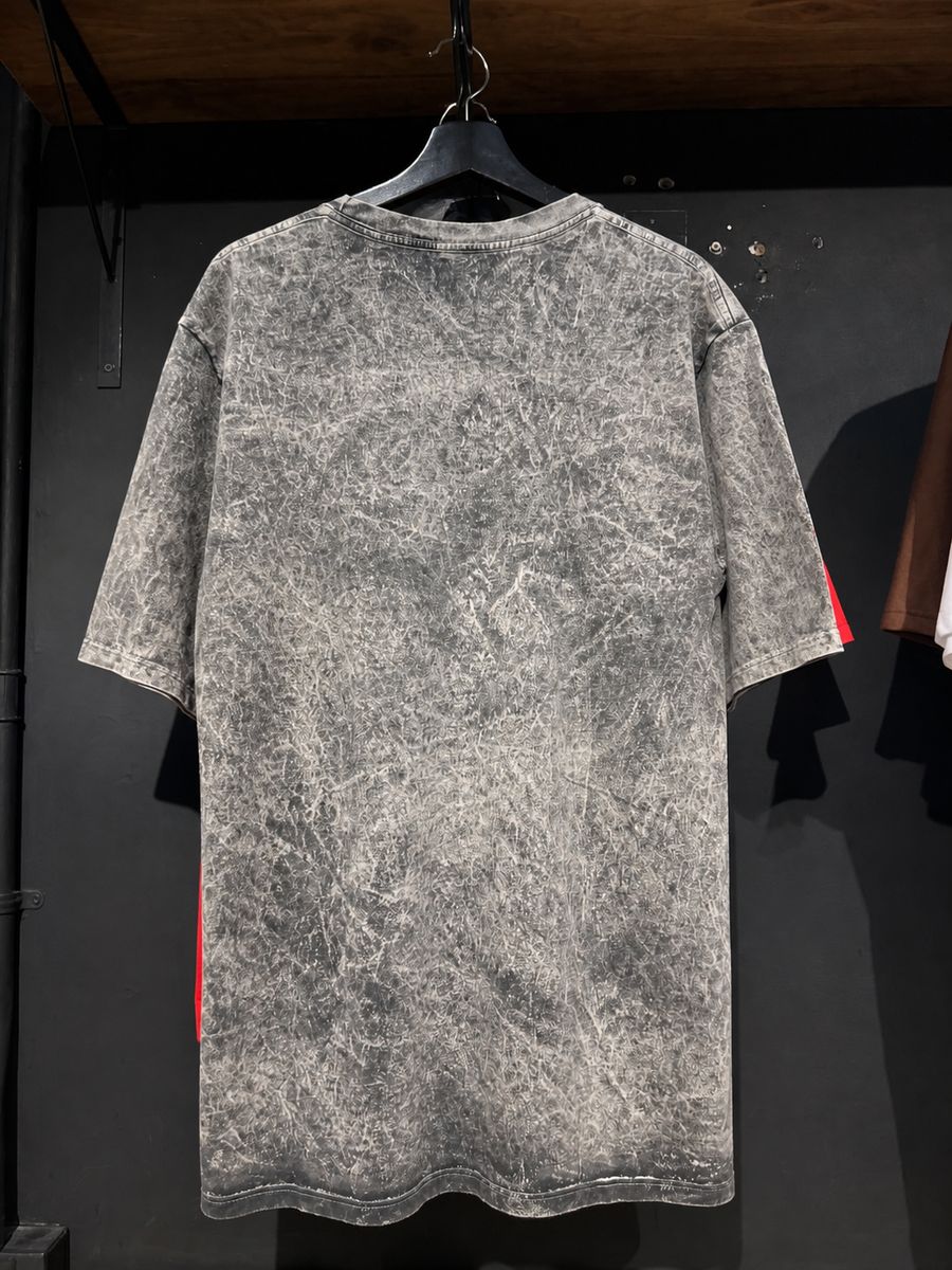 Camiseta gris mineral wash BOSS - M