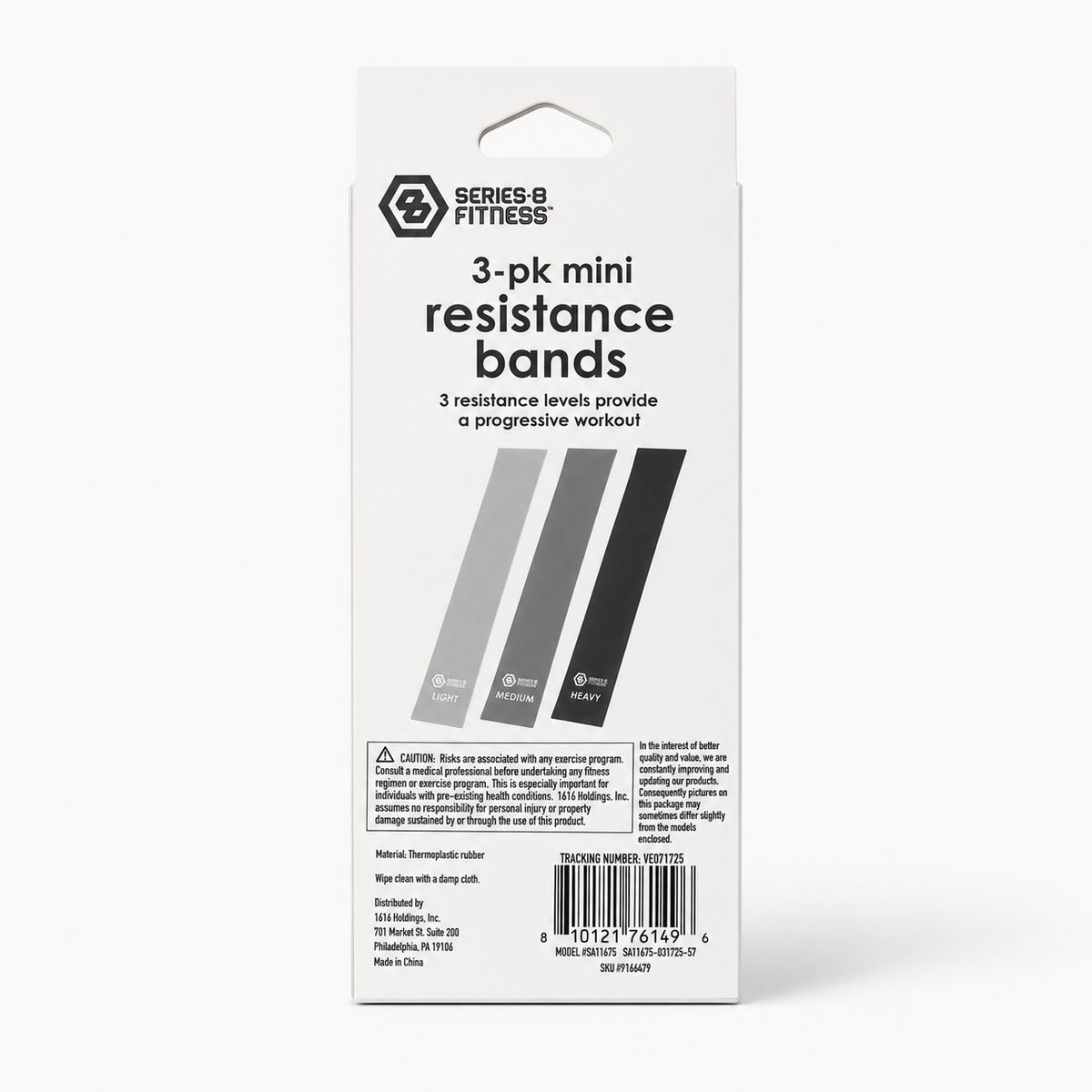Mini bandas de resistencia Series-8 Fitness 3-pk, foto 2 de 2