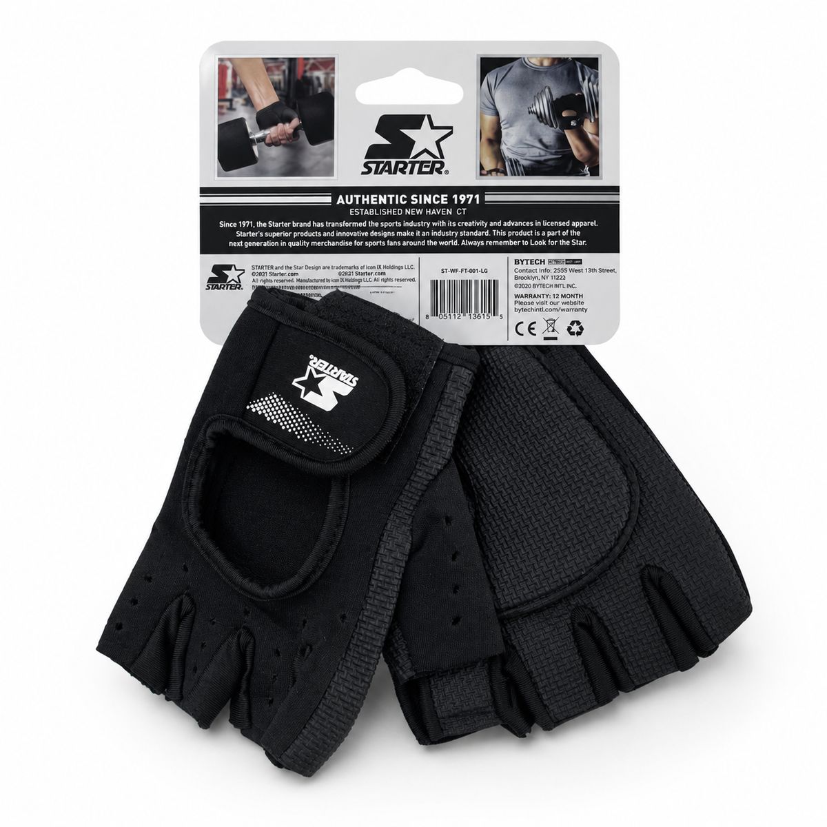 Guantes de entrenamiento Starter negros L-XL, foto 2 de 2