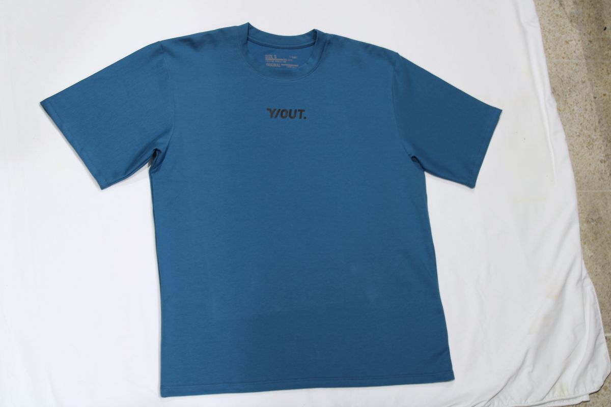 Camiseta oversize premium azul Y-OUT Hunting Truffles - S