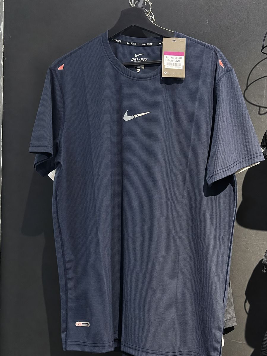 Camiseta deportiva Nike Dri-FIT azul marino - 2XL