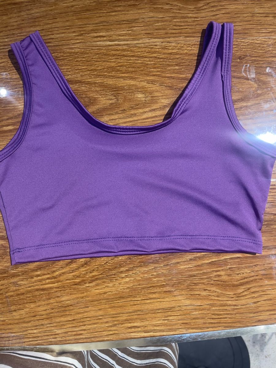 Top deportivo olímpico morado, foto 2 de 2