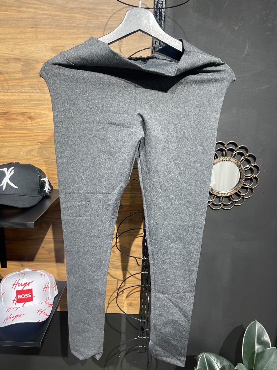 Legging deportivo push up gris jaspe, foto 2 de 2