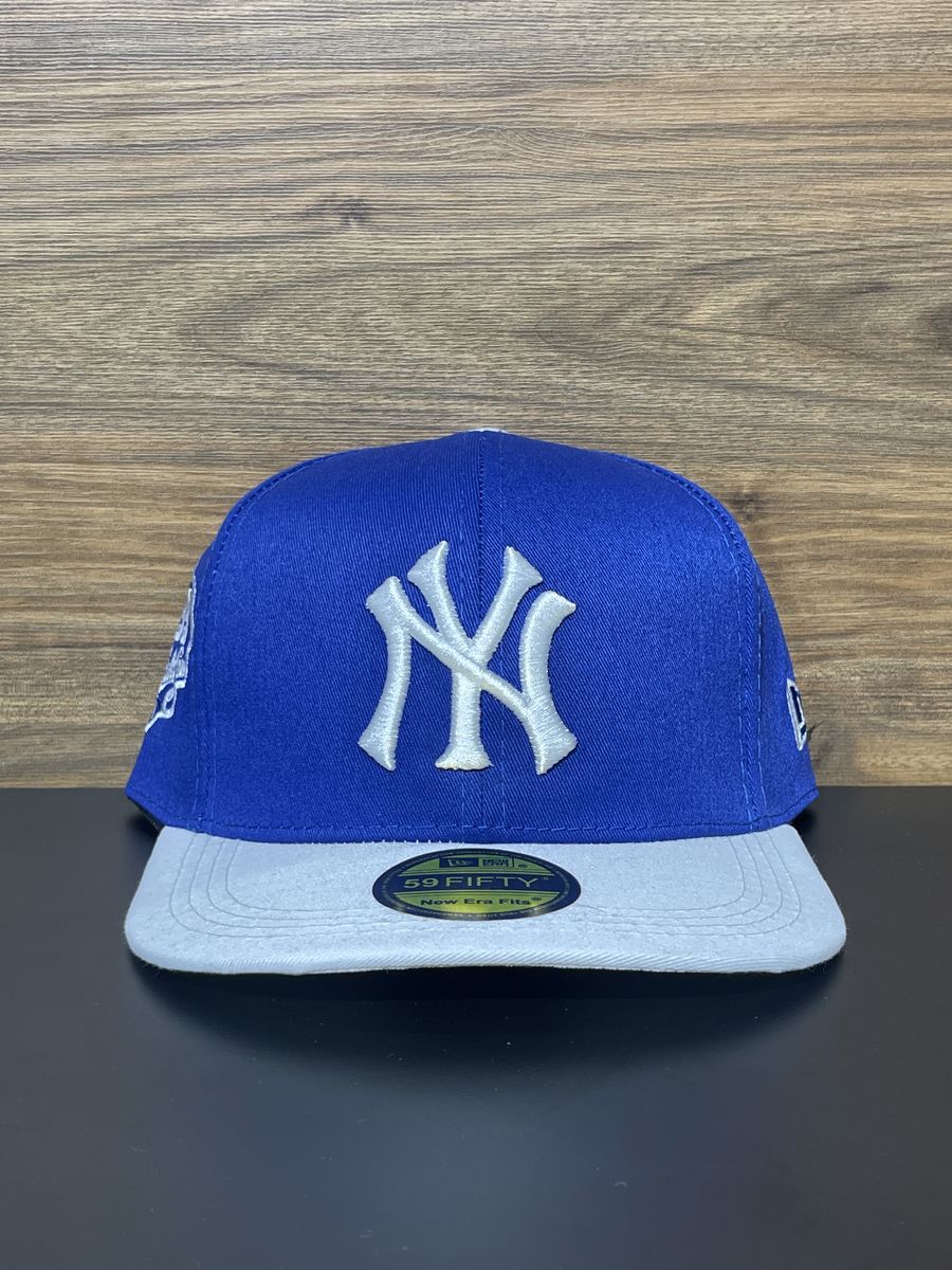 Gorra NY azul rey visera blanca