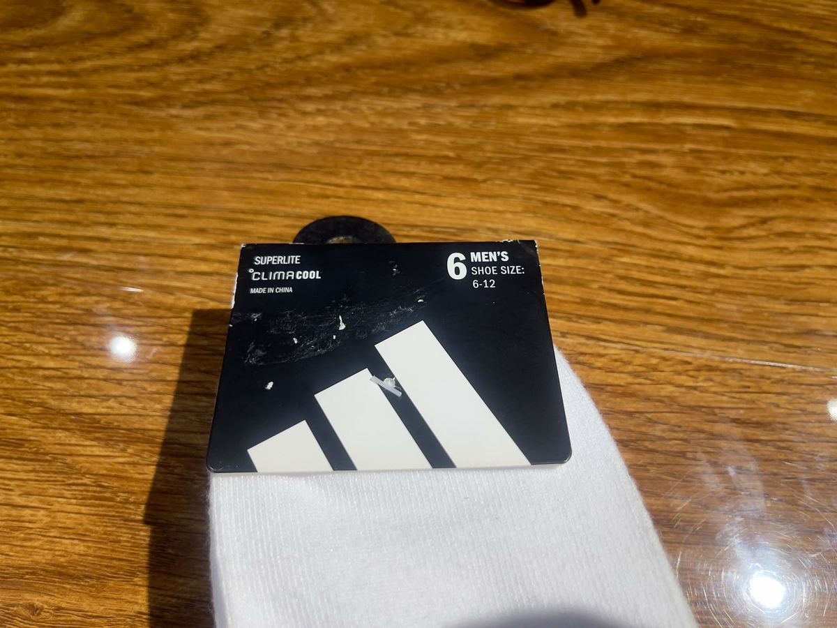 Pack medias Adidas blancas - 6 pares, foto 2 de 2