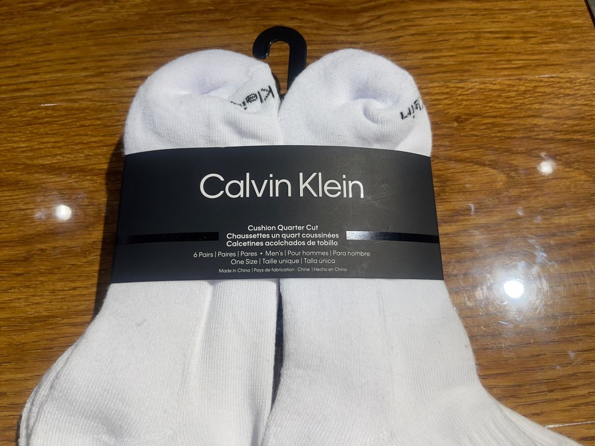 Pack medias Calvin Klein blancas - 6 pares, foto 2 de 2