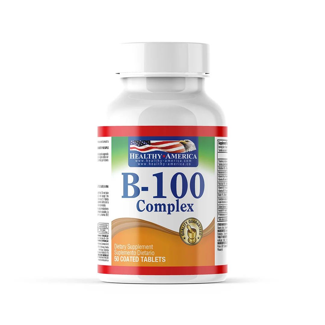 B Complex Complete Healthy 100 Tabletas