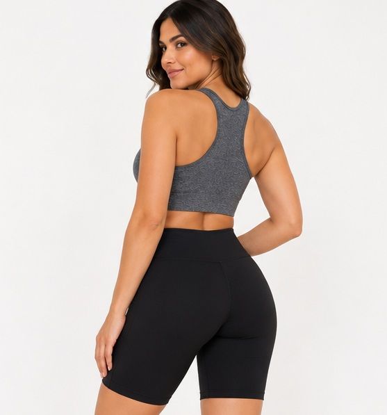 Conjunto deportivo top olímpico y biker, foto 4 de 5