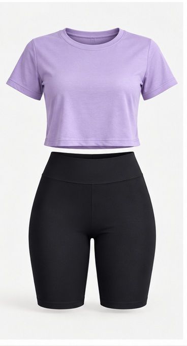 Conjunto deportivo biker y blusa 080