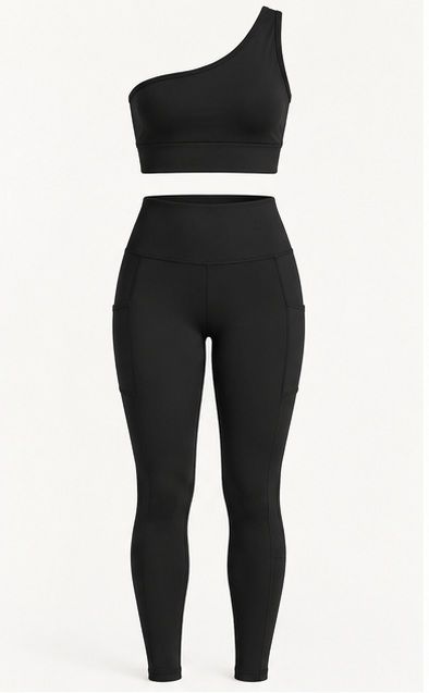 Conjunto deportivo leggings con bolsillo y top Picapiedra