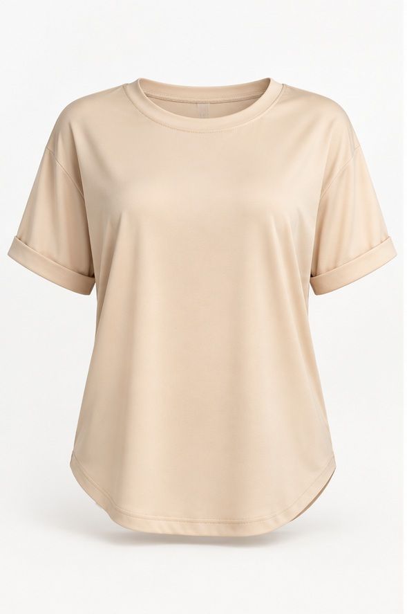 Blusa deportiva oversize de manga corta