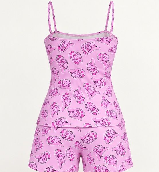 Pijama de dama con short y blusa Juliana, foto 2 de 4